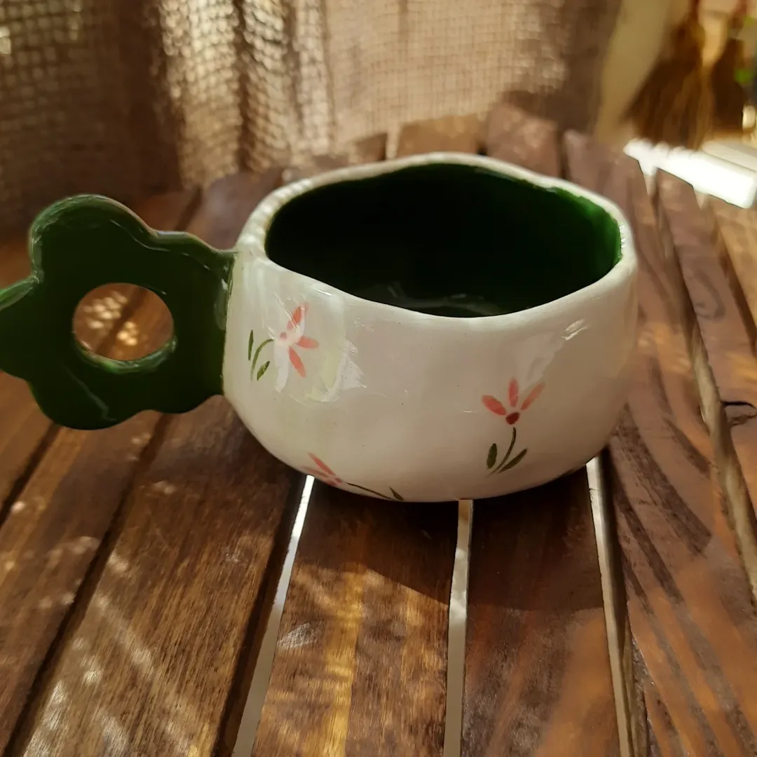 فنجان رویا طرح شاخه گل